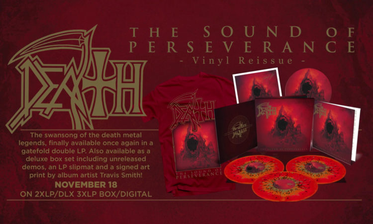 Death, il trailer ristampa di ‘The Sound Of Perseverance’ in vinile