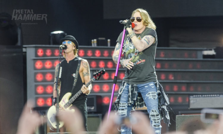 Guns N’ Roses, nuova data in Italia nel 2018