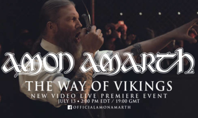 Amon Amarth, premiere del nuovo video musicale stasera alle ore 20 