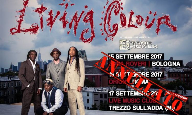 Living Colour, annullato il tour europeo