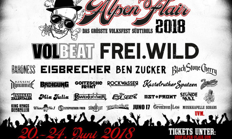 Alpen Flair 2018, ecco il running order del festival