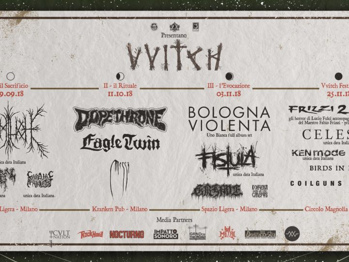 VVITCH, in arrivo a Milano un ciclo di eventi di metal estremo a tema occulto e esoterico