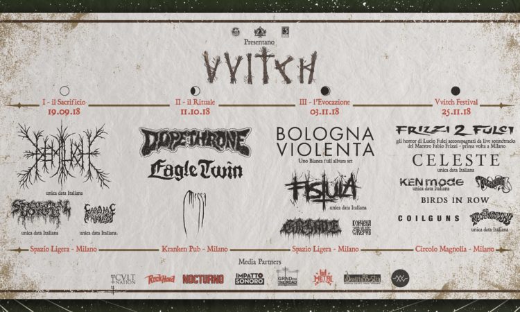 VVITCH, in arrivo a Milano un ciclo di eventi di metal estremo a tema occulto e esoterico