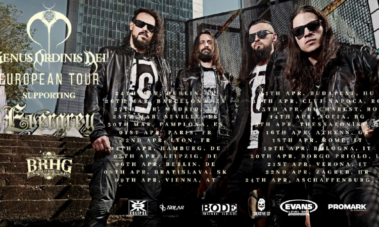Genus Ordinis Dei, annunciato il tour europeo in supporto degli Evergrey con ben quattro date in Italia