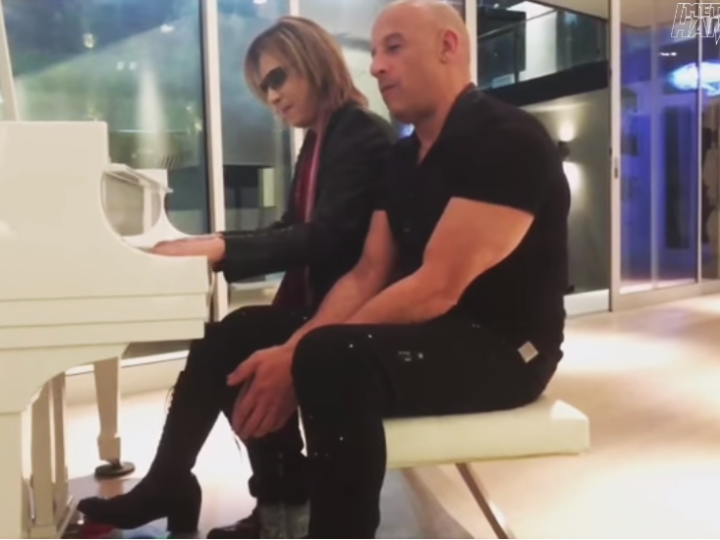 X Japan, Yoshiki al piano con Vin Diesel per ‘XXX 4’