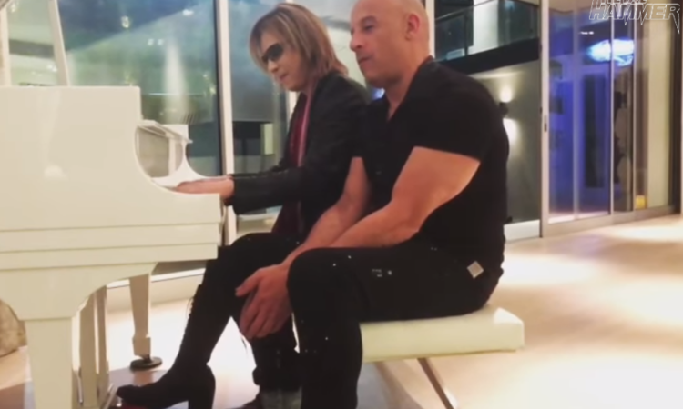 X Japan, Yoshiki al piano con Vin Diesel per ‘XXX 4’