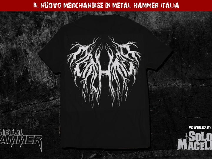 Metal Hammer Italia, torna il merch con una maglietta disegnata da SoloMacello