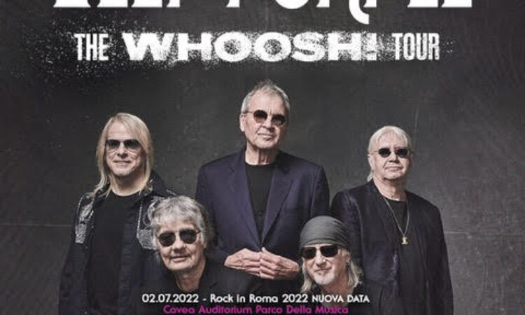 Deep Purple, tre concerti in Italia nel 2022