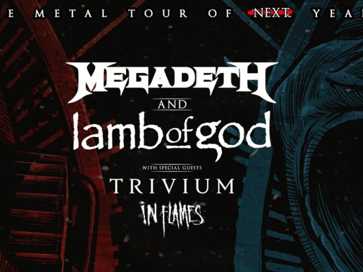The Metal Tour Of The Year, live show di Megadeth, Lamb Of God, Trivium e In Flames
