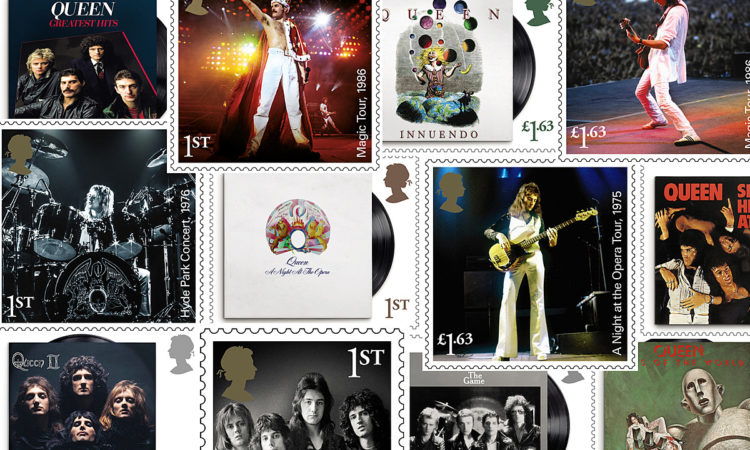Queen, omaggiati nel Regno Unito con una nuova serie di francobolli