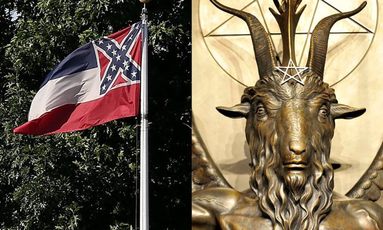 Stati Uniti, ‘In Satan We Trust’ sulla nuova bandiera del Mississippi?