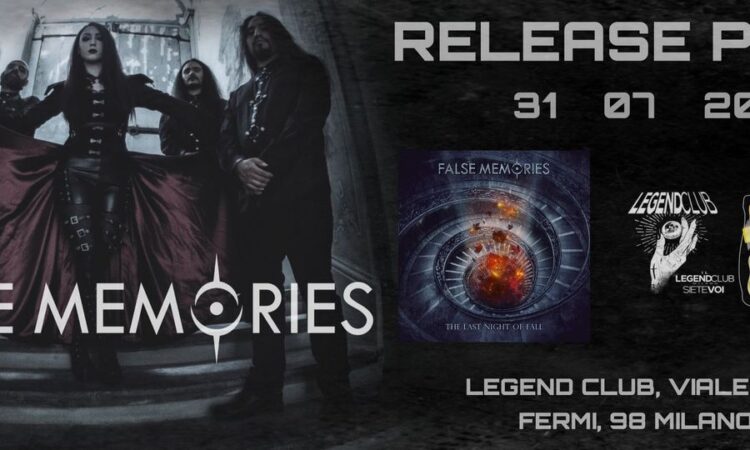 False Memories, serata speciale per il nuovo album al Legend Club