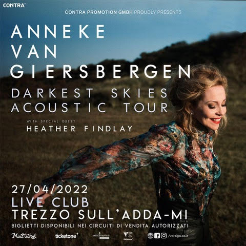 ANNEKE VAN GIERSBERGEN @ Live Club-Trezzo sull’Adda ( Mi), 27 aprile 2022