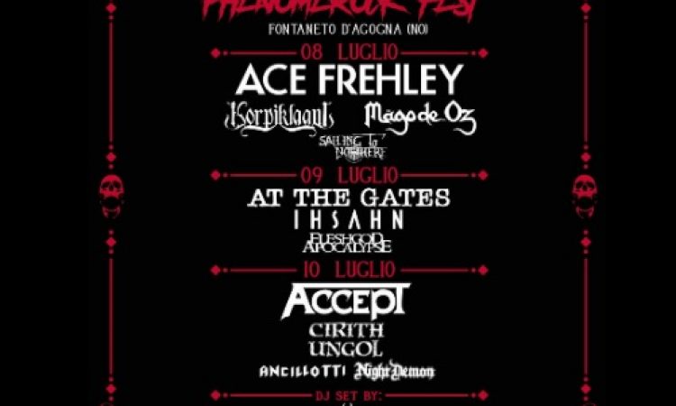 PhenomeRock Festival, il programma delle tre giornate
