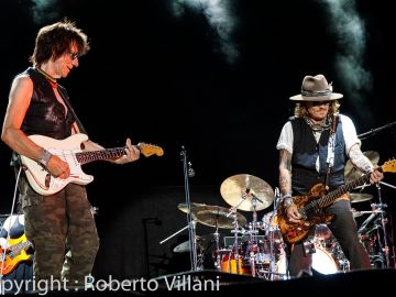 Jeff Beck + Johnny Depp @ Arena della Regina, Cattolica (RN), 21 luglio 2022