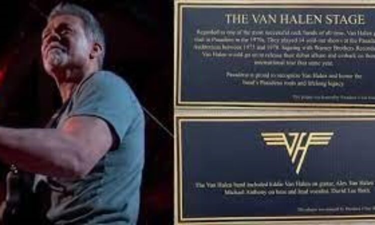 Van Halen, inaugurato a Pasadena il Van Halen Stage