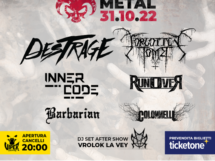 Firenze Metal @ Viper Theatre, Firenze, 31 ottobre 2022