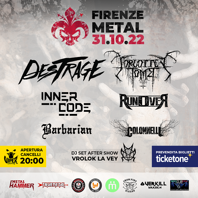 Firenze Metal @ Viper Theatre, Firenze, 31 ottobre 2022