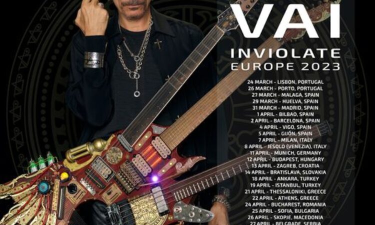 Steve Vai, due date in italia