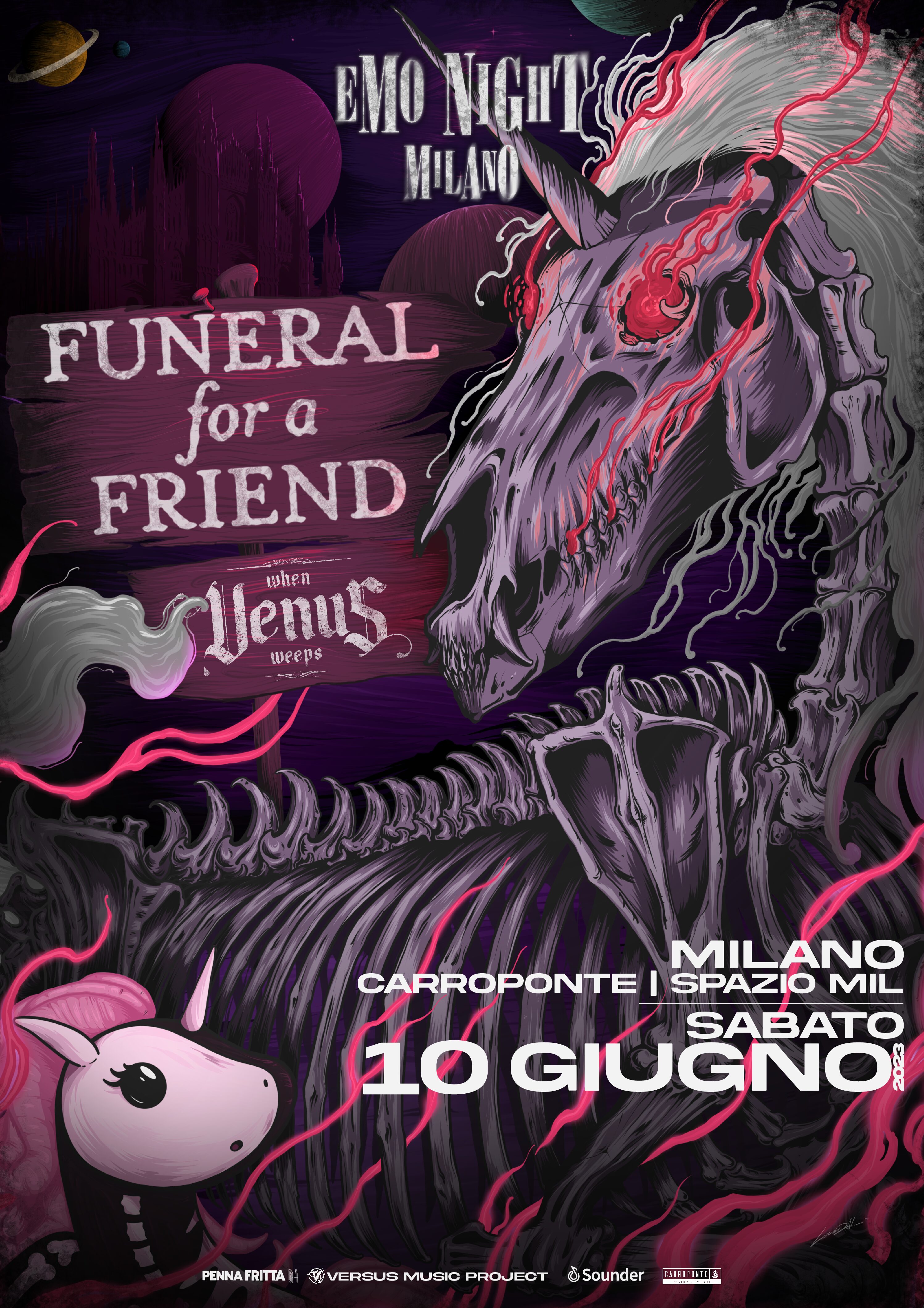 Funeral For A Friend @ Carroponte – Milano, 10 giugno 2023