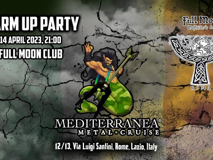 Mediterranea Metal Cruise, il Warm Up Party a Roma