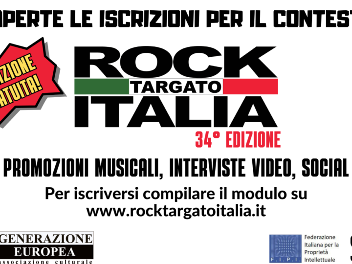 Rock Targato Italia, aperte le iscrizioni