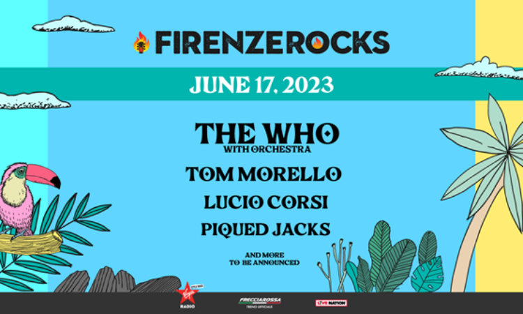 Firenze Rocks, anche Lucio Corsi e i Piqued Jacks con i The Who