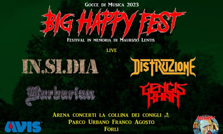 Big Happy Fest 2023, le band chiamate all’opera a Forlì