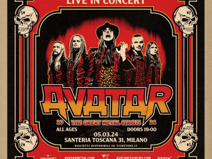 Avatar, un concerto a Milano nel 2024