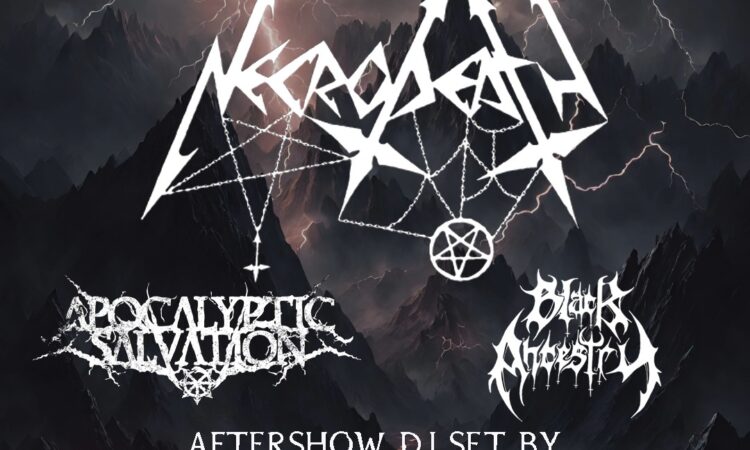 Necrodeath, Black Ancestry e Apocalyptic Salvation, live al Centrale 66 di Modena