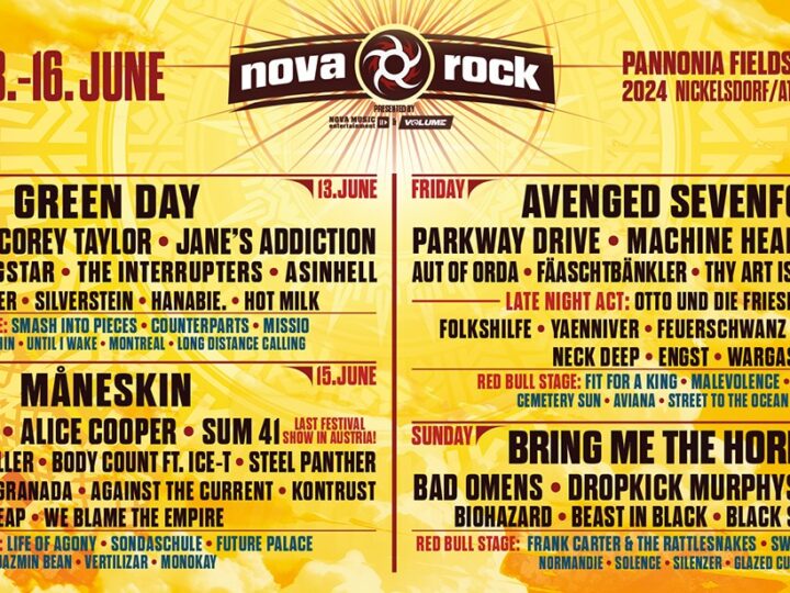Nova Rock 2024, tutto quel che c’è da sapere sul super festival austriaco