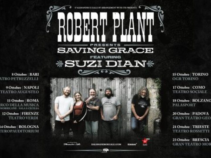 Robert Plant , annunciati gli 11 concerti italiani ad ottobre