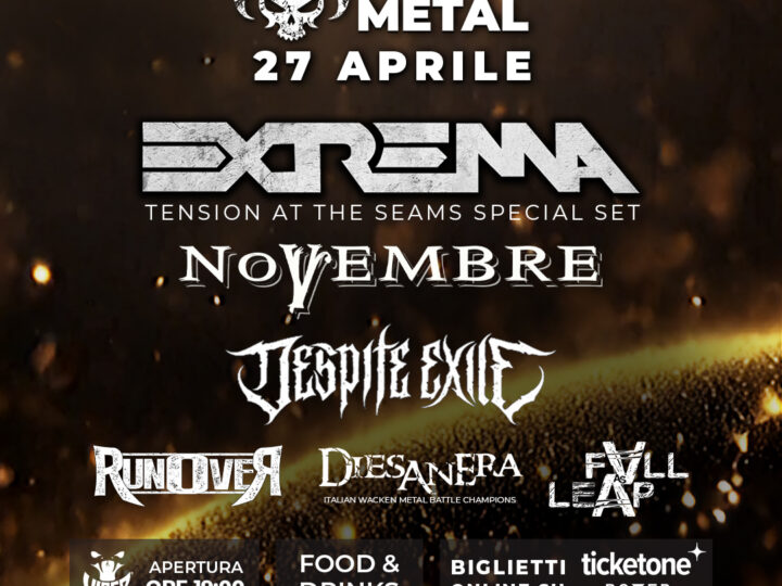 Firenze Metal Festival, ad aprile con un set speciale degli Extrema
