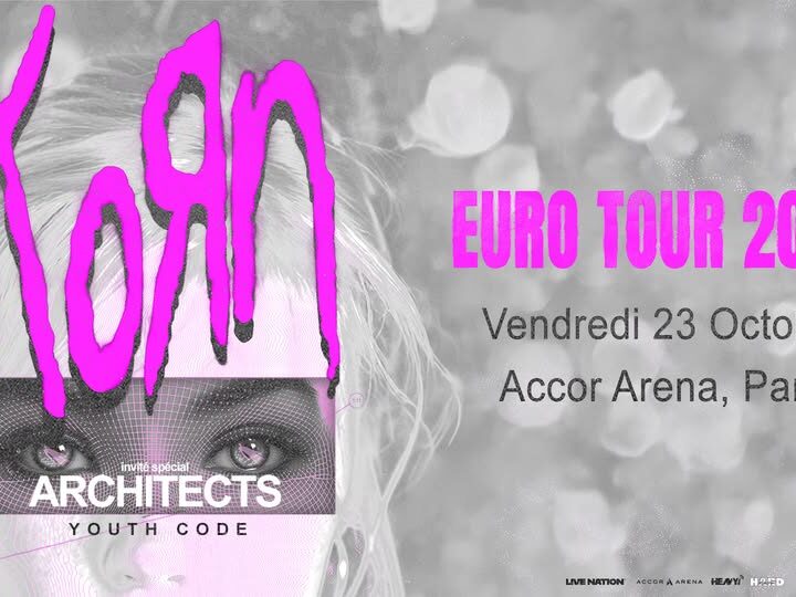 Concerto Korn @ Accor Arena – Parigi, 23 ottobre 2026